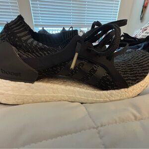 adidas Black and White Athletic Shoes